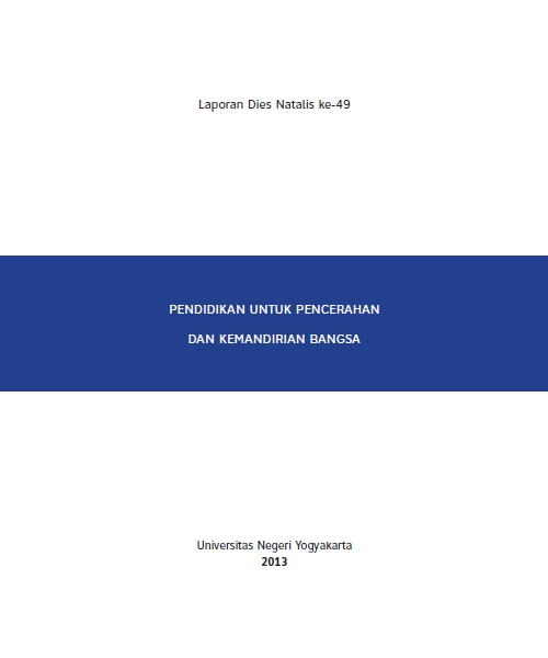 Buku Dies Natalis UNY ke-49 2013