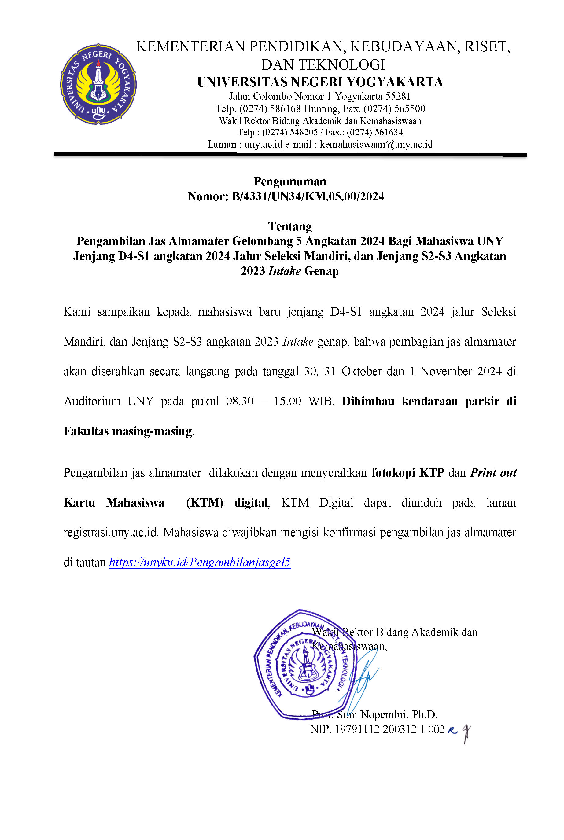 pengambilan jas gelombang 5