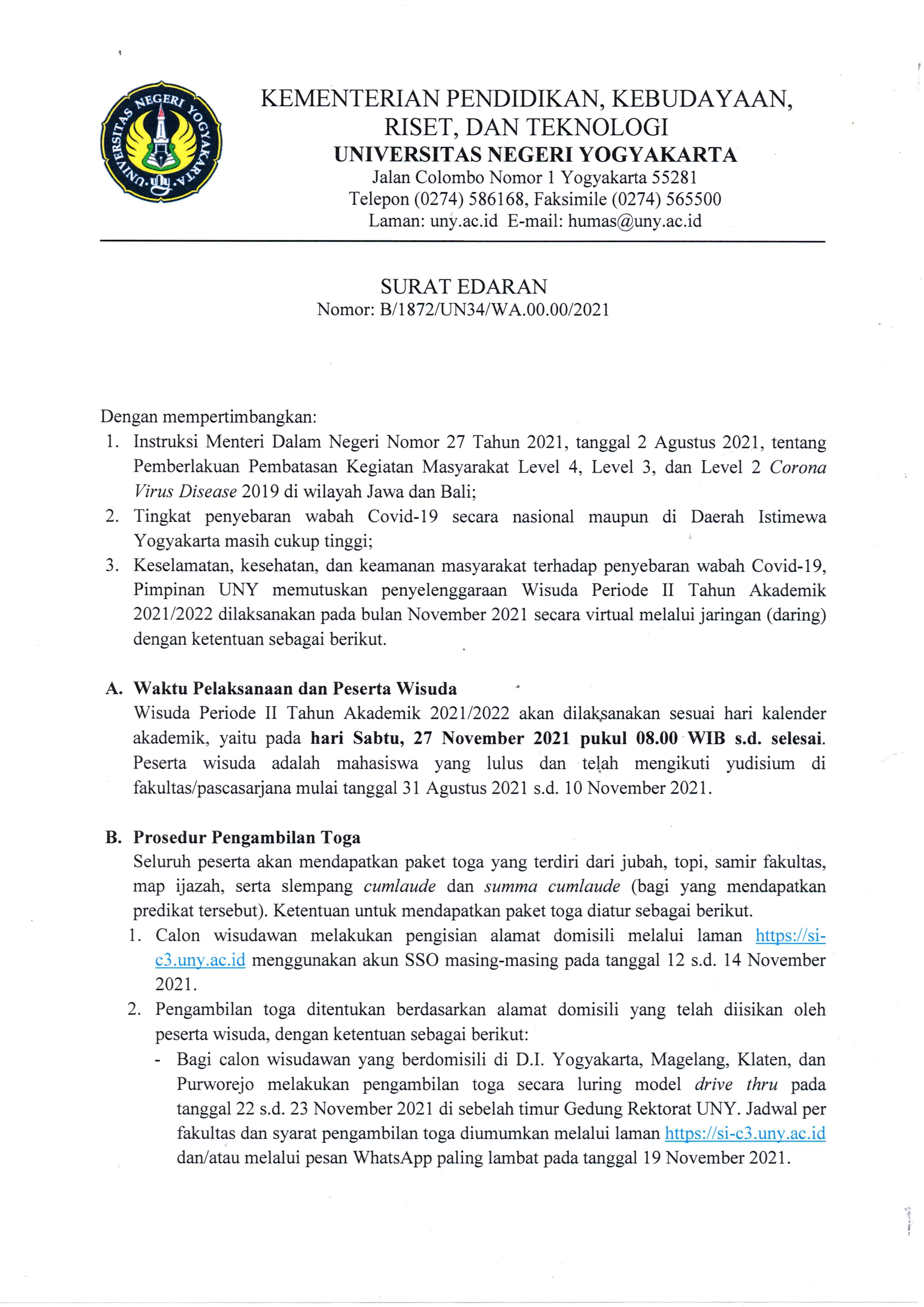 [UPDATE] EDARAN WISUDA PERIODE NOVEMBER 2021 1