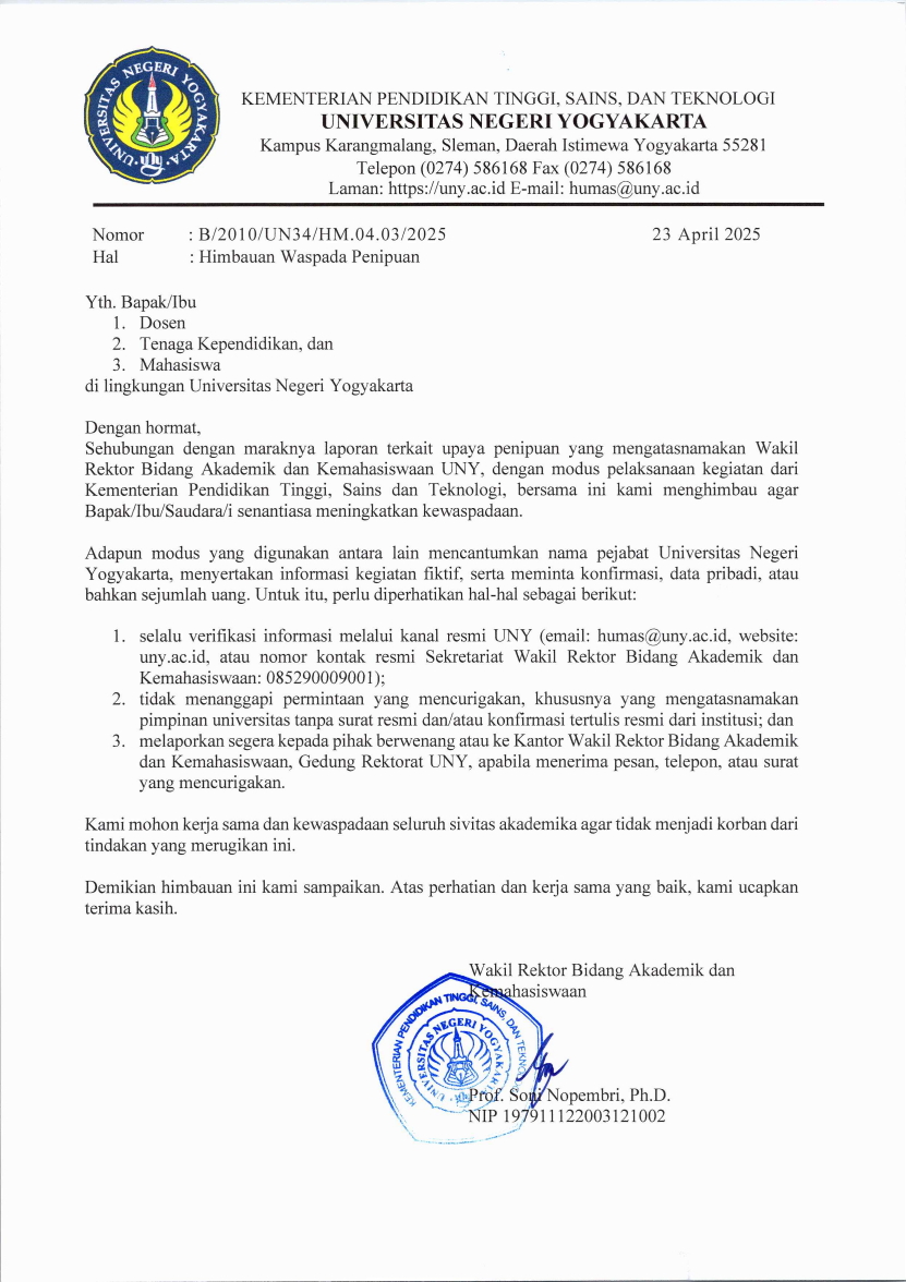 Waspada Penipuan