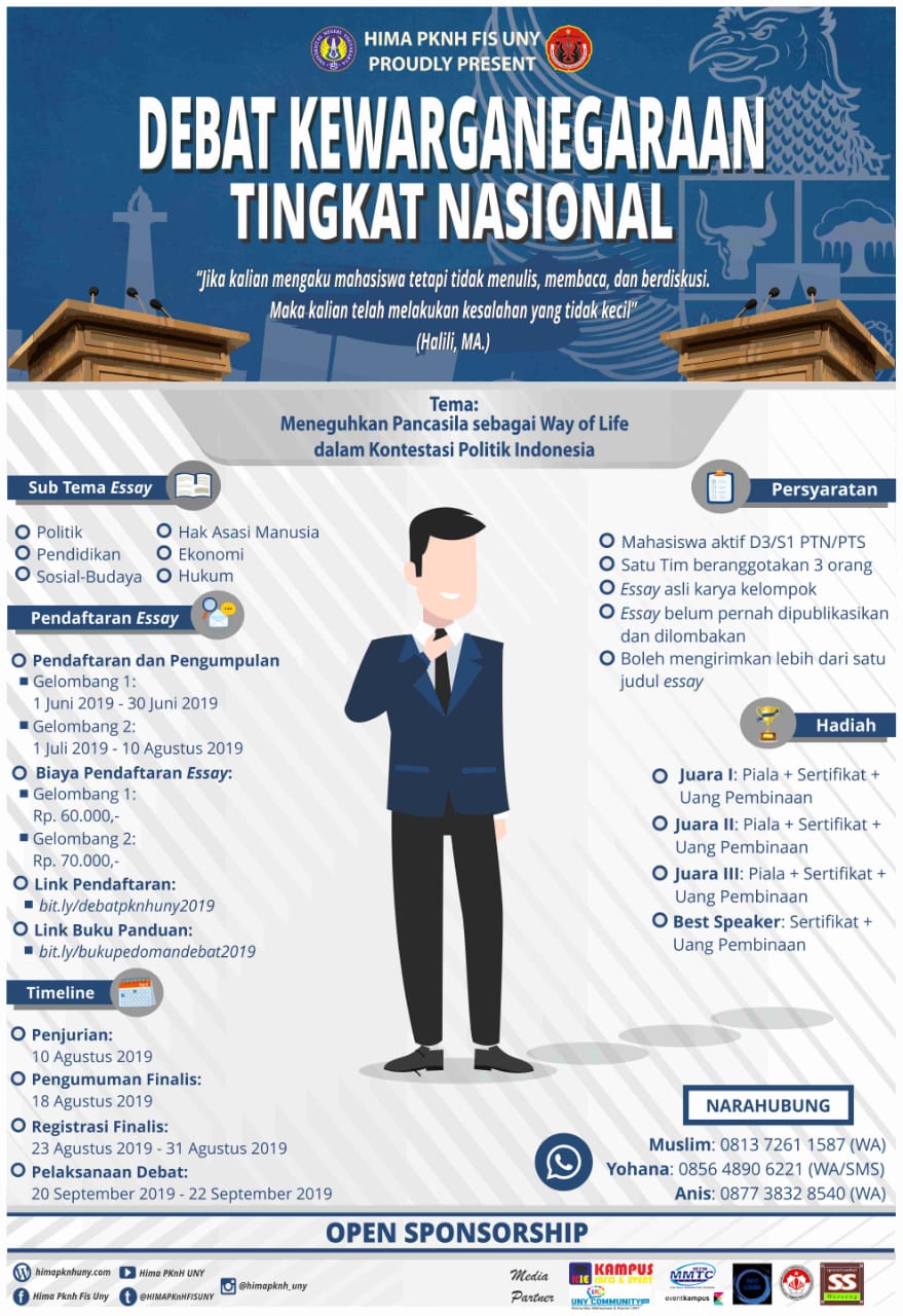 DEBAT KEWARGANEGARAAN NASIONAL 2019