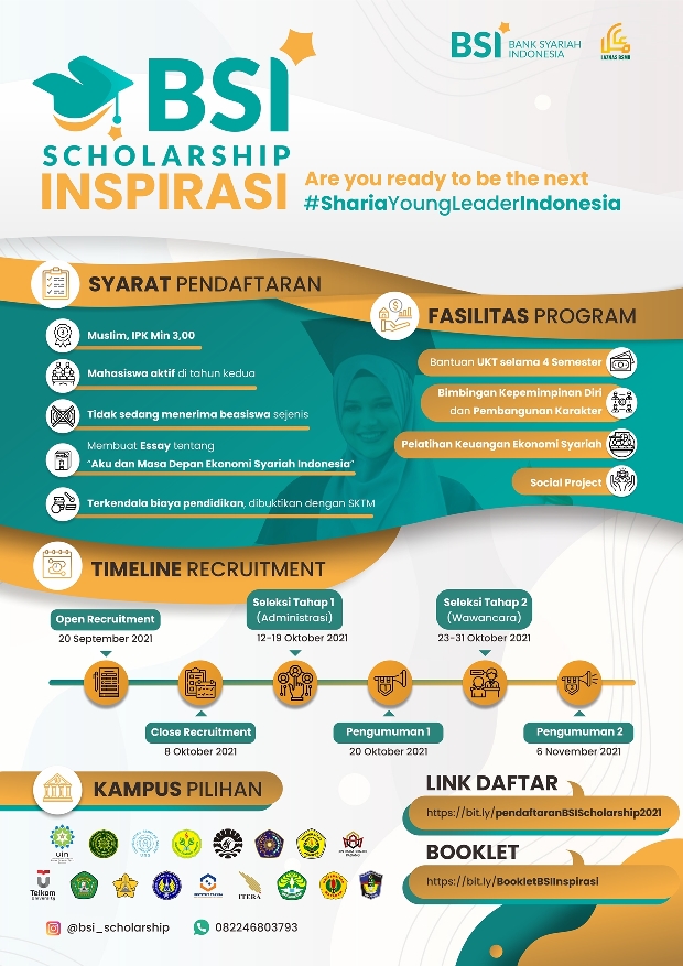 BEASISWA BANK SYARIAH INDONESIA 2021