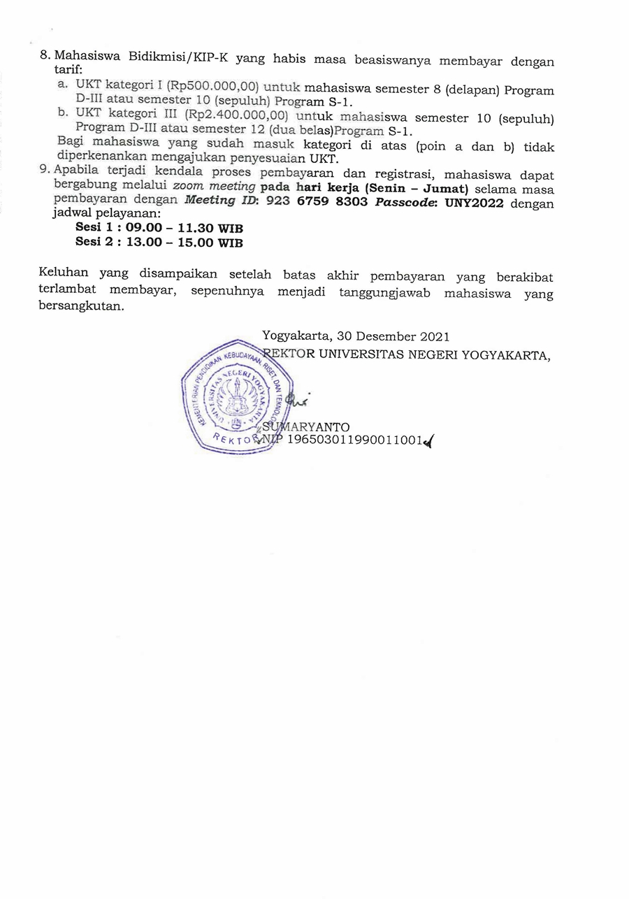 Surat Edaran Nomor 43/SE/2021