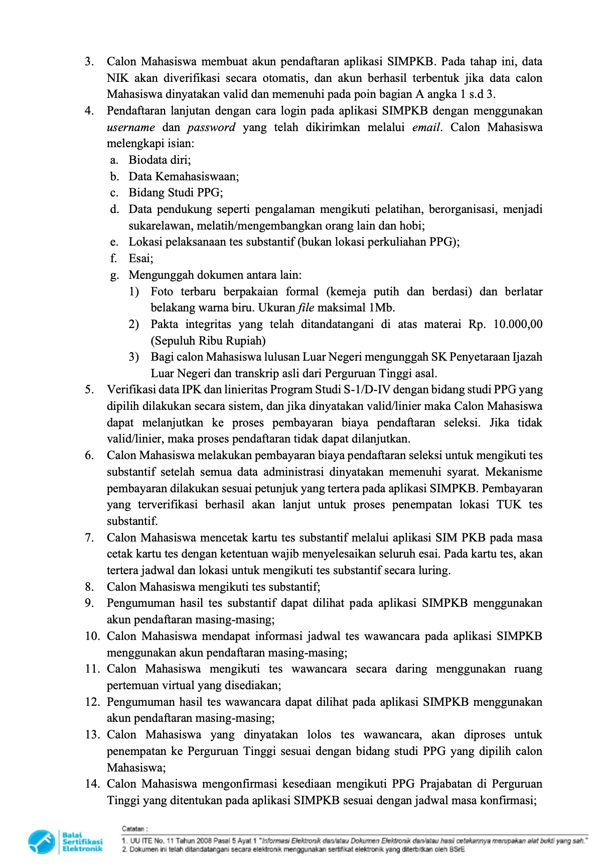 surat Pelaksanaan PPG Prajabatan Tahun 2022 Tahap II