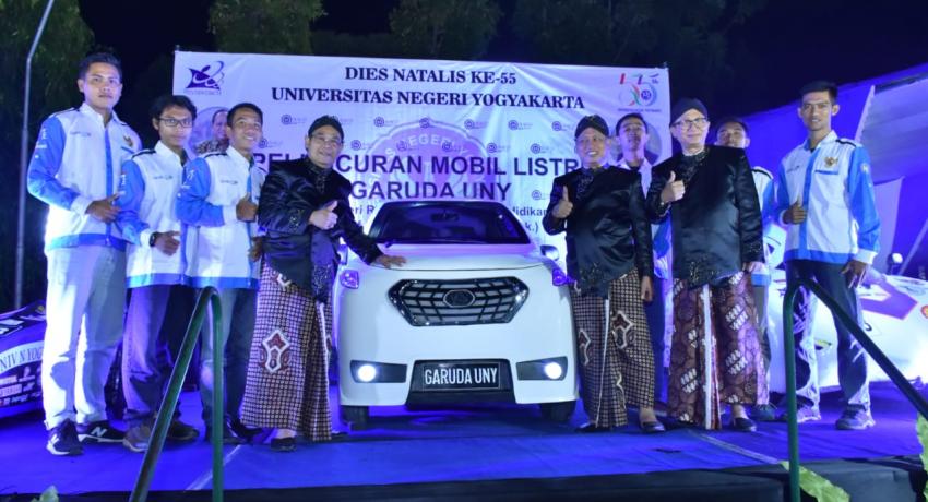 LUNCURKAN MOBIL LISTRIK GARUDA UNY, MENRISTEKDIKTI TARGETKAN 2025 INDONESIA PRODUKSI MASSAL KENDARAAN LISTRIK