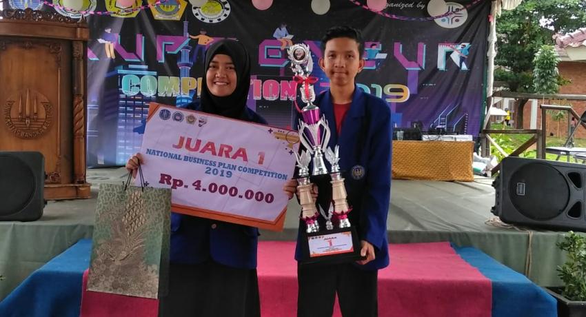 MAHASISWA FE UNY JUARA SATU AJANG NATIONAL BUSINESS PLAN COMPETITION 2019